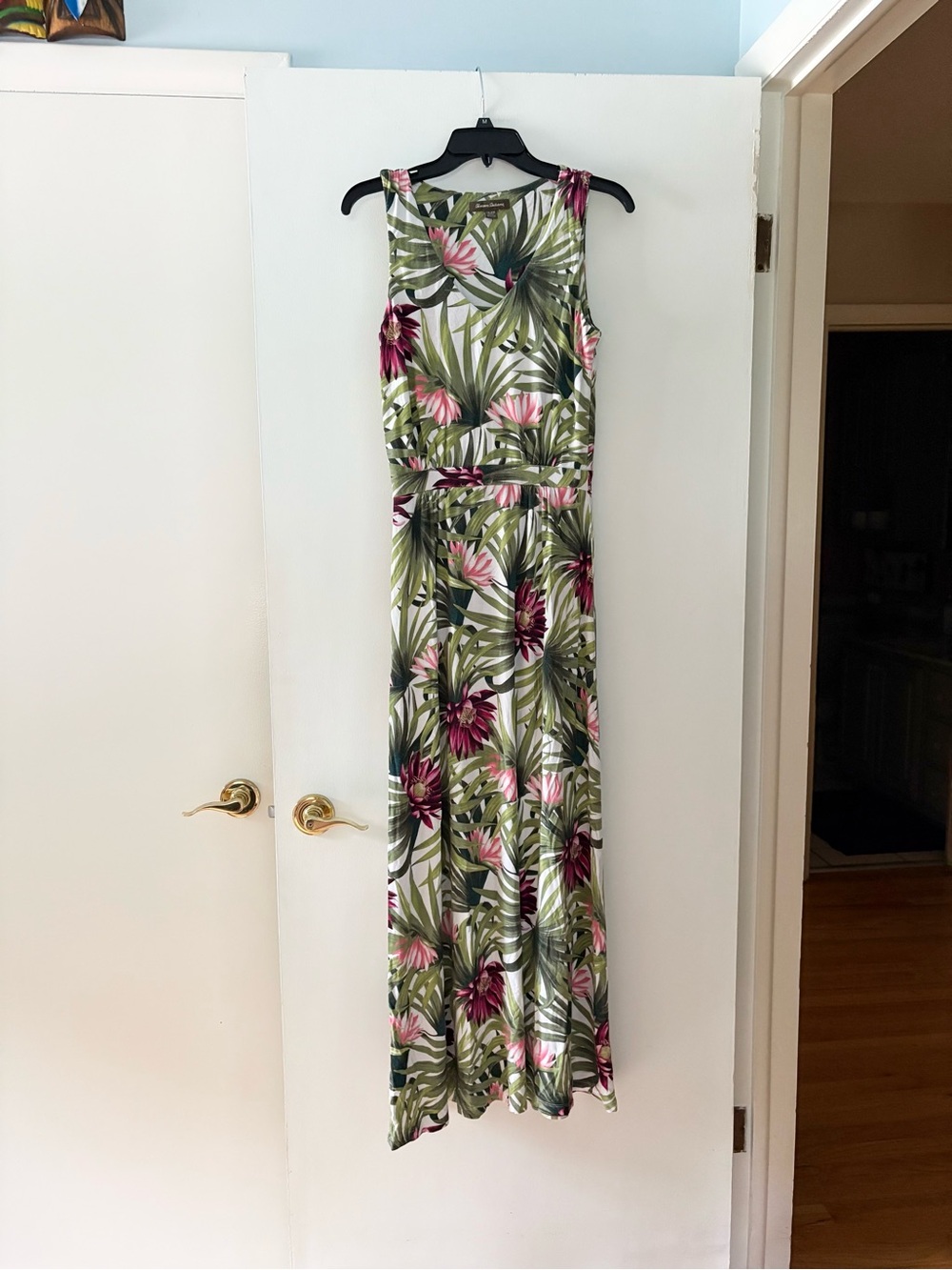 Tommy Bahama Hawaiian tropical floral maxi dress XS